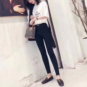 韩国小猫高弹力修身魔术裤升级款  四季款