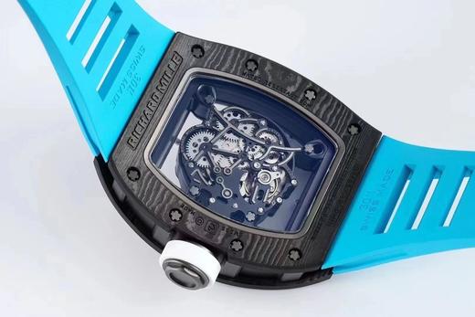 ZF版 【白色传奇】RICHARD MILLE理查德米勒（里查德米尔）RM055 镂空碳纤维表壳腕表 商品图9