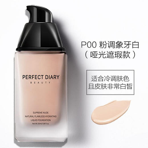 【美妆个护】-小黑盖粉底液遮瑕保湿持久学生党小金盖bb霜 商品图2