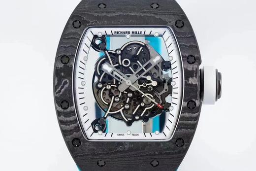 ZF版 【白色传奇】RICHARD MILLE理查德米勒（里查德米尔）RM055 镂空碳纤维表壳腕表 商品图7