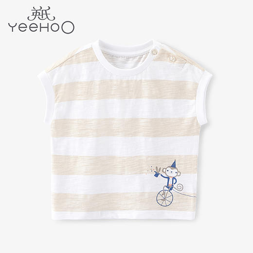 英氏-童衣类（夏）C9英针圆领短套衣 商品图0