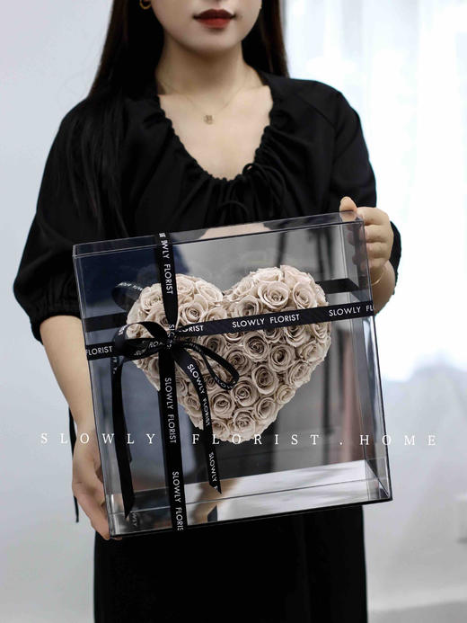 怦然心动52朵玫瑰永生花花盒 商品图7