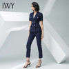 IWY/藏青色条纹短袖西装长裤套装团队职业装CP10215 商品缩略图7
