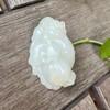 和田玉（羊脂白玉）籽料挂件--财福双得70.75g 商品缩略图2
