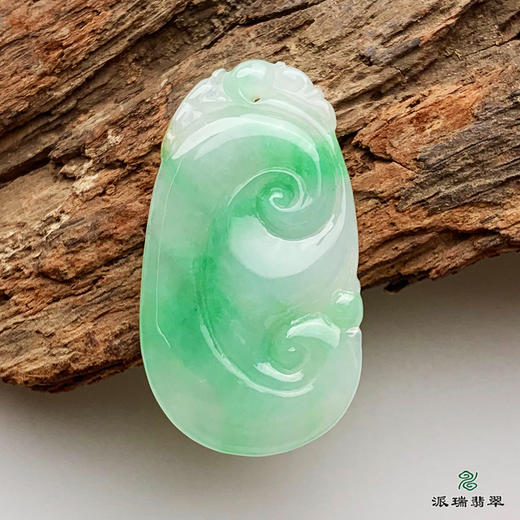 派瑞翡翠 翡翠挂件 冰糯种 绿色 商品图1