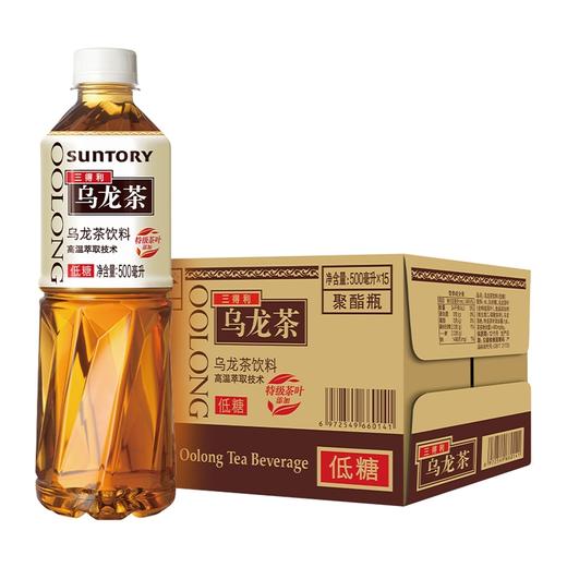 三得利乌龙茶低糖500ML*15瓶 商品图0