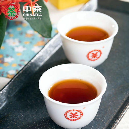 中茶黑茶外贸多特利2021黄盒六堡散茶2018年陈化250g 商品图3