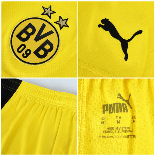 SFS正品 PUMA彪马20/21赛季多特蒙德足球运动短裤757175-01 商品图3