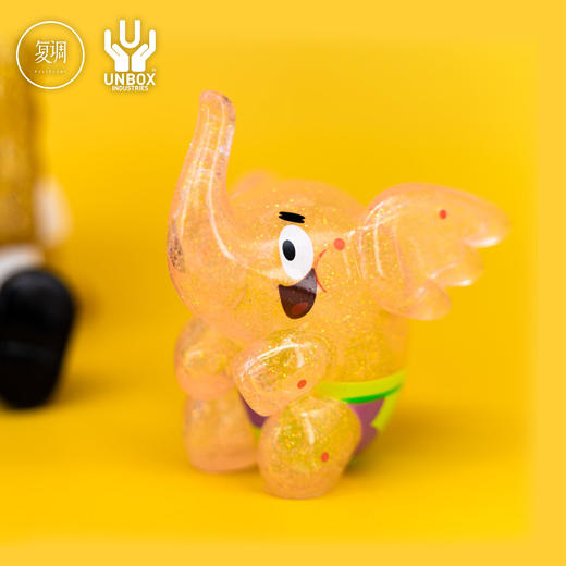 现货 Unbox 魔法小甜甜 金粉海绵宝宝版 搪胶 限定 潮流玩具 商品图2