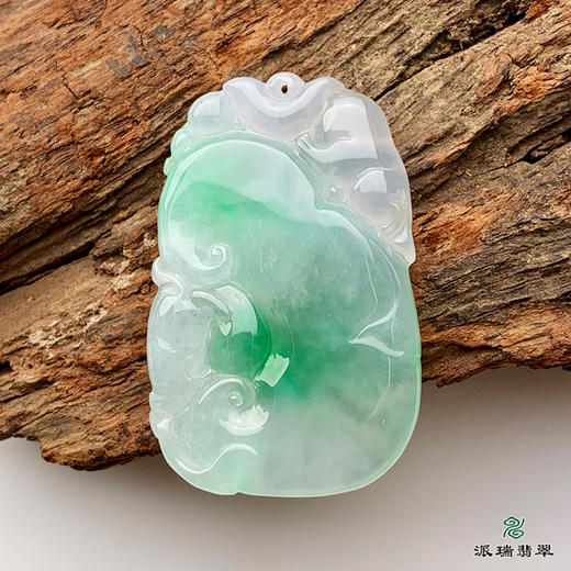 派瑞翡翠 翡翠挂件 冰糯种 绿色 商品图1