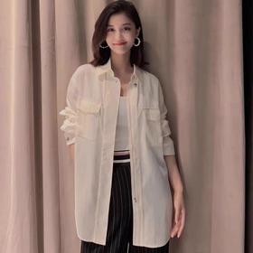 3楼阿玛施AMASS米白外罩衬衣