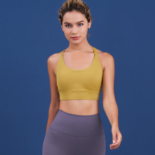 HaWaTa哈瓦塔 新款裸感瑜伽运动内衣女交叉美背跑步搭扣运动文胸 商品图4