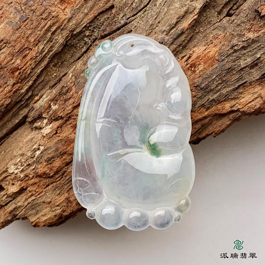派瑞翡翠 翡翠挂件 冰糯种 无色 飘花 商品图1
