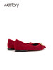 westory2021秋季新品气质金属饰品尖头浅口女单鞋W21CE71441 商品缩略图3