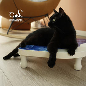 CatS夏日限定 多瑙河的夏天 猫咪瓷砖凉床小桌 人猫两用