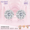 MEMORA诗普琳玫瑰誓约系列白18K金玫瑰18K金钻石耳钉DE0367（不同钻石规格价格不同，详情咨询客服） 商品缩略图0