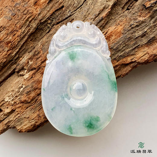 派瑞翡翠 翡翠挂件 冰糯种 飘花 商品图1