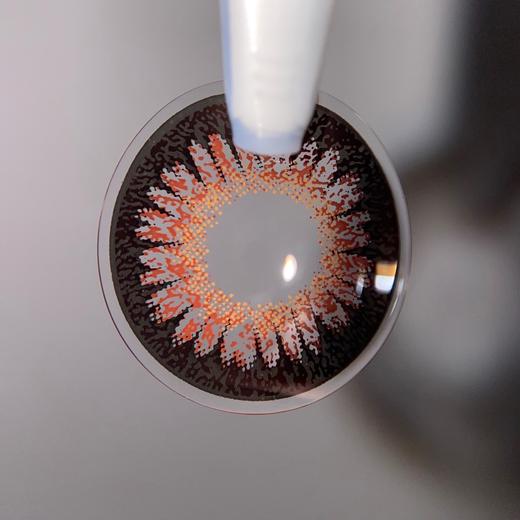 Leenscolor旗下 ·  恶魔棕 · 14.5mm白狮参考着色大直径 半年抛2片 商品图2