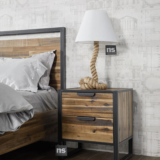 NS家居nsfurniture进口麻绳台灯灯具NSLT-R.M01 商品图1