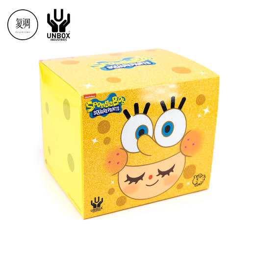 现货 Unbox 魔法小甜甜 金粉海绵宝宝版 搪胶 限定 潮流玩具 商品图4