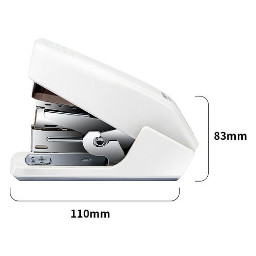 得力订书机0466白/黑12#省力 商品图4