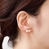 北京仓｜Januka-Twin pearl-Akoya“小雪人”珍珠 10K金 耳钉（大号 单只）［日本设计师］ 商品缩略图1