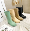 【服饰鞋包】雨鞋出口欧美时尚中筒雨鞋女套鞋雨水女式水鞋女士雨靴 商品缩略图1