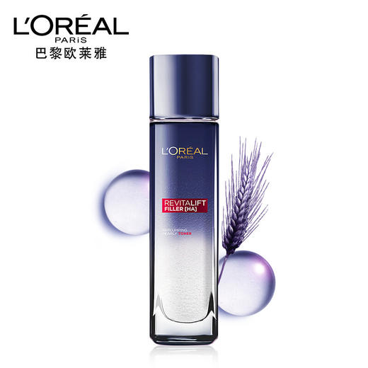 【特惠】欧莱雅（LOREAL）复颜玻尿酸水光充盈导入晶露130ml（爽肤水/化妆水/保湿水/精华水高浓度玻尿酸保湿淡纹） 商品图0