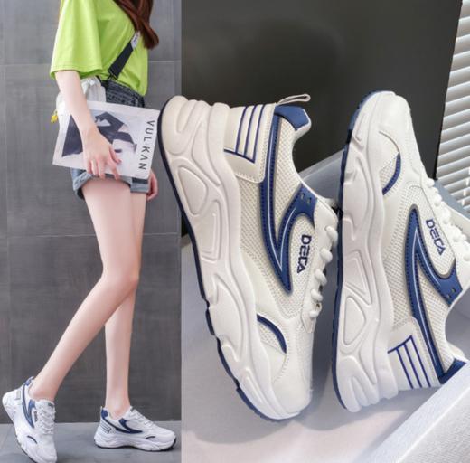 【服饰鞋包】老爹女鞋网面夏季新款透气学生跑步运动鞋潮 商品图0