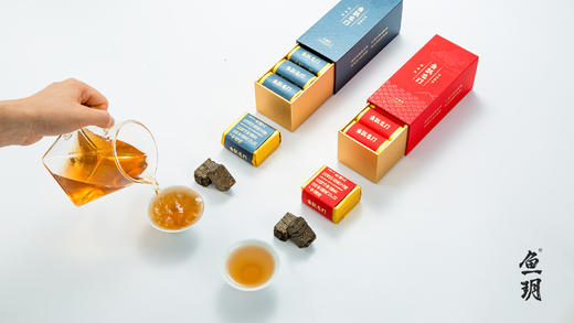 鱼玥-【鱼跃龙门特供】黑砖茶梦想蓝300g （10g/泡*30） 商品图3