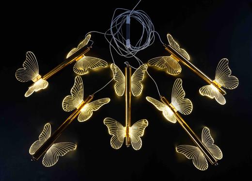 5头直杆蝴蝶吊灯【运费自理】 商品图0