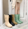 【服饰鞋包】雨鞋出口欧美时尚中筒雨鞋女套鞋雨水女式水鞋女士雨靴 商品缩略图0