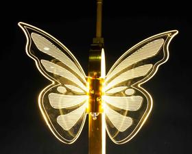 2头椭圆蝴蝶吊灯【运费自理】