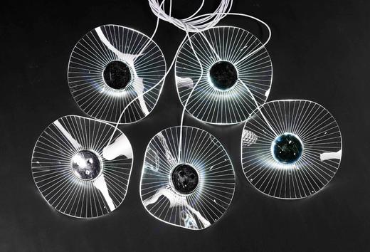 5头拉丝荷叶吊灯【运费自理】 商品图1