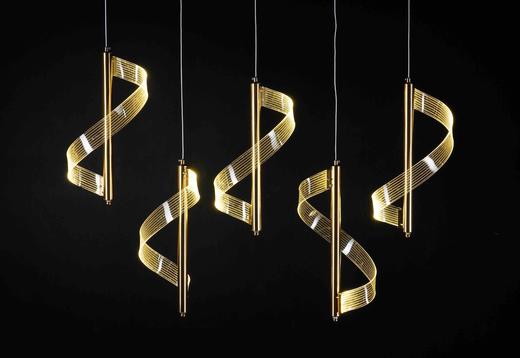 5头拉丝扭纹吊灯【运费自理】 商品图0