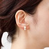 北京仓｜Januka-Twin pearl-Akoya“小雪人”珍珠 10K金 耳钉（大号 单只）［日本设计师］ 商品缩略图0