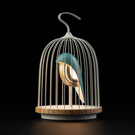 【已下架】DAQICONCEPT JINGOO无线鸟鸣灯蓝牙音响-白眉鸟/青鸟 [福利品] 商品图2