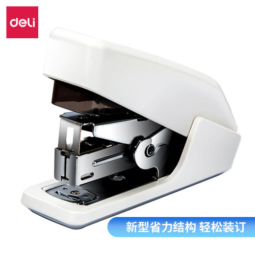 得力订书机0466白/黑12#省力 商品图0