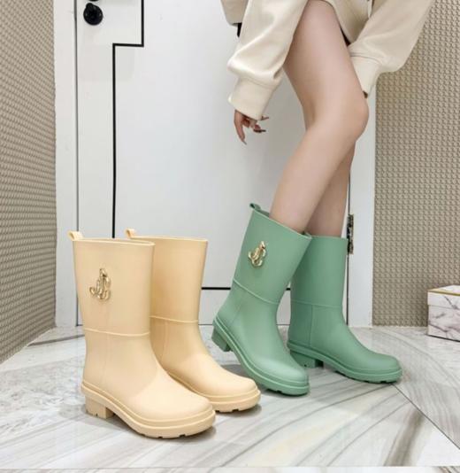 【服饰鞋包】雨鞋出口欧美时尚中筒雨鞋女套鞋雨水女式水鞋女士雨靴 商品图2