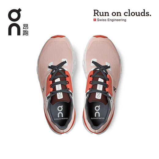 On 昂跑 Cloudstratus 2.0减震女款透气稳定支撑路跑鞋2021新品 商品图2