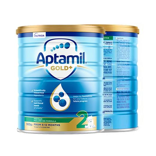爱他美 金装加强奶粉2段 900克 两罐装 澳洲 商品图0