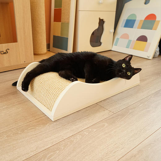 CatS猫家具 远山猫抓板 超大号弯曲剑麻猫抓板猫沙发贵妃椅 包邮 商品图3
