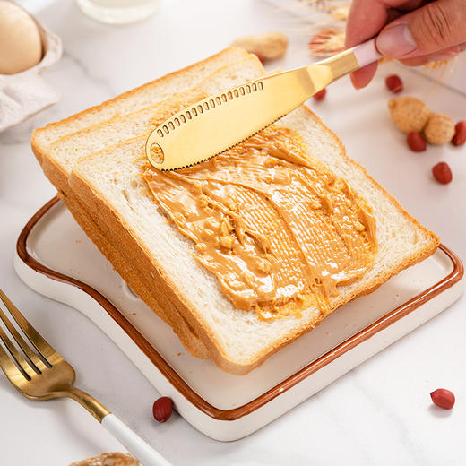 340g 百钻柔滑/颗粒型花生酱  拌面酱三明治面包酱冷面调料火锅蘸料烘焙原料 商品图3