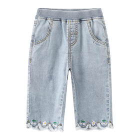 丽婴房-童衣类（夏）E1长裤\吊带裤海蓝\宝蓝