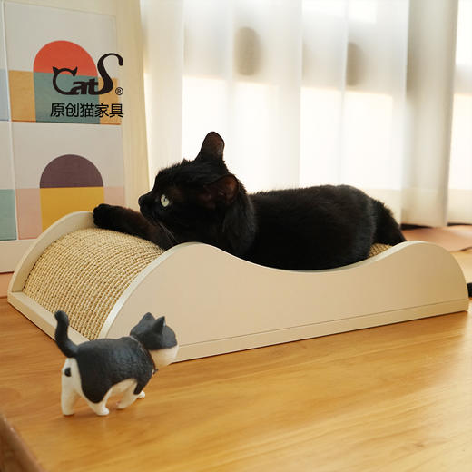 CatS猫家具 远山猫抓板 超大号弯曲剑麻猫抓板猫沙发贵妃椅 包邮 商品图0
