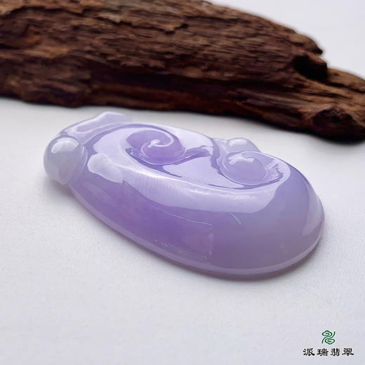 派瑞翡翠 翡翠挂件 冰糯种 绿色 商品图3