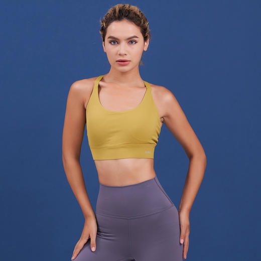 HaWaTa哈瓦塔 新款裸感瑜伽运动内衣女交叉美背跑步搭扣运动文胸 商品图3