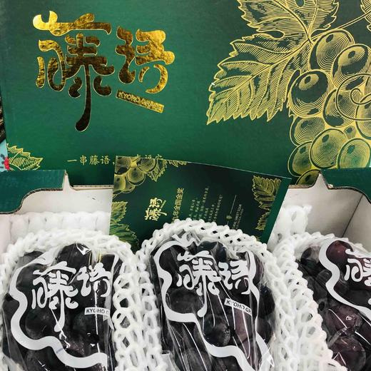 推荐这款好吃的藤语葡萄，连挑剔的女儿都说“这个葡萄太好吃了！甜炸🍇无敌暴力甜，个头大，掉粒少，就是典型的巨峰葡萄口感，皮和肉很容易分离，味道很浓‼️ 商品图3