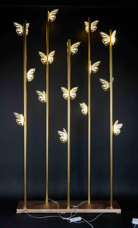 直杆蝴蝶屏风【运费自理】