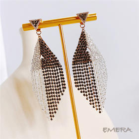 EMERA爱莫若2021夏季新款必入撞色流苏耳环